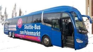 Shuttle Bus zum Polenmarkt