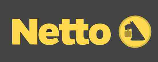 Logo Netto Discounter auf dem Polenmarkt Hohenwutzen